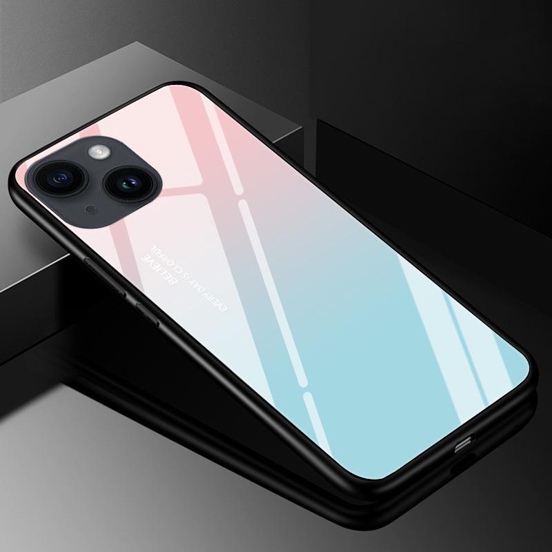 Tempered Glass Case for iPhone 13 14 Pro Max Cover Hard Case for iphone 14pro 11 13 12 11 Pro Max 14 Plus Phone Case TPU Bumper