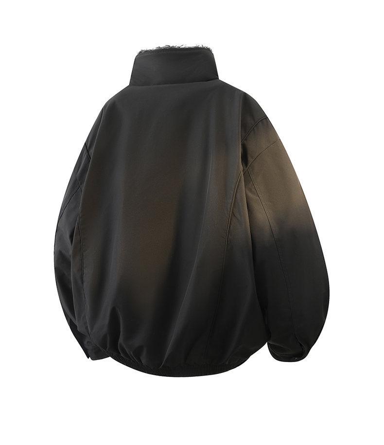 Herren Luxus Bergadler Lammwolle Winter Daunenjacke
