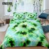 Tie Dye Duvet Cover Psychedelic Bohemian Gypsy Exotic Spiral Colorful Twin Bedding Set Microfiber Double Queen King Quilt Cover