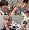 10Cm Plush Keychain And2Ble Zhanghao Ricky Han Yujin Fans Pop Up 3D Cartoon Pp Cotton Soft Embossed Plush Toy Fans Bag Charms