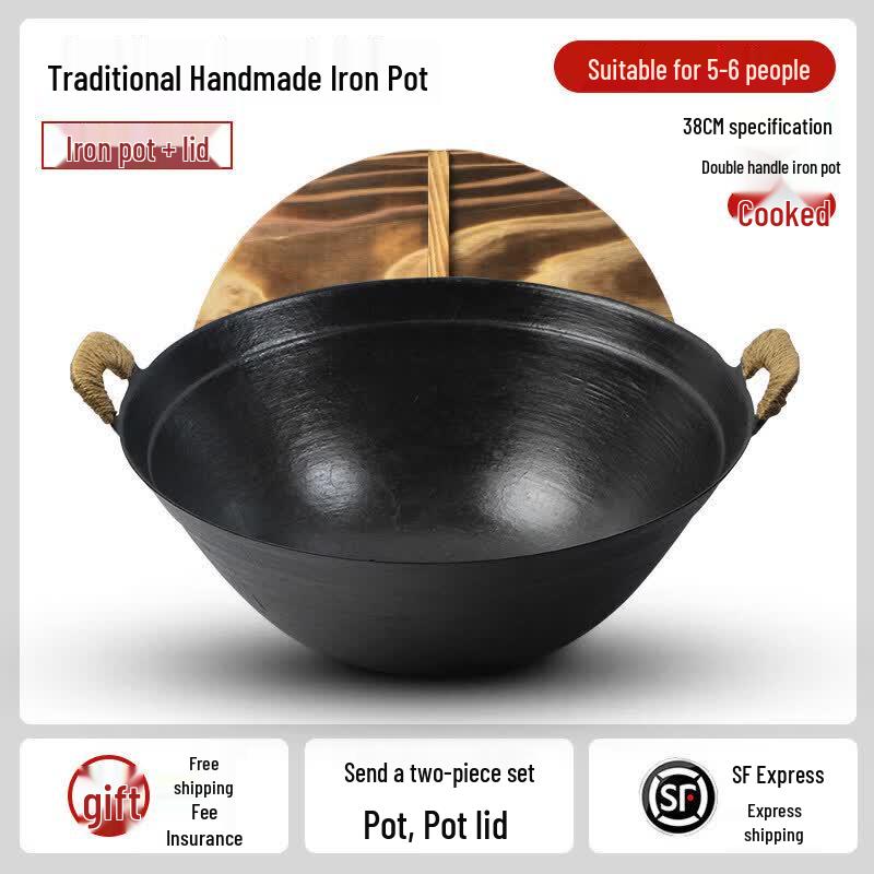 Zhangqiu Handmade Cast Iron Wok