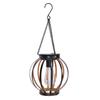 Solar  ing Lantern Outdoor Water Proof Metal Solar Powered Light with Hook for Outside Yard Garden Patio Porch Balcony