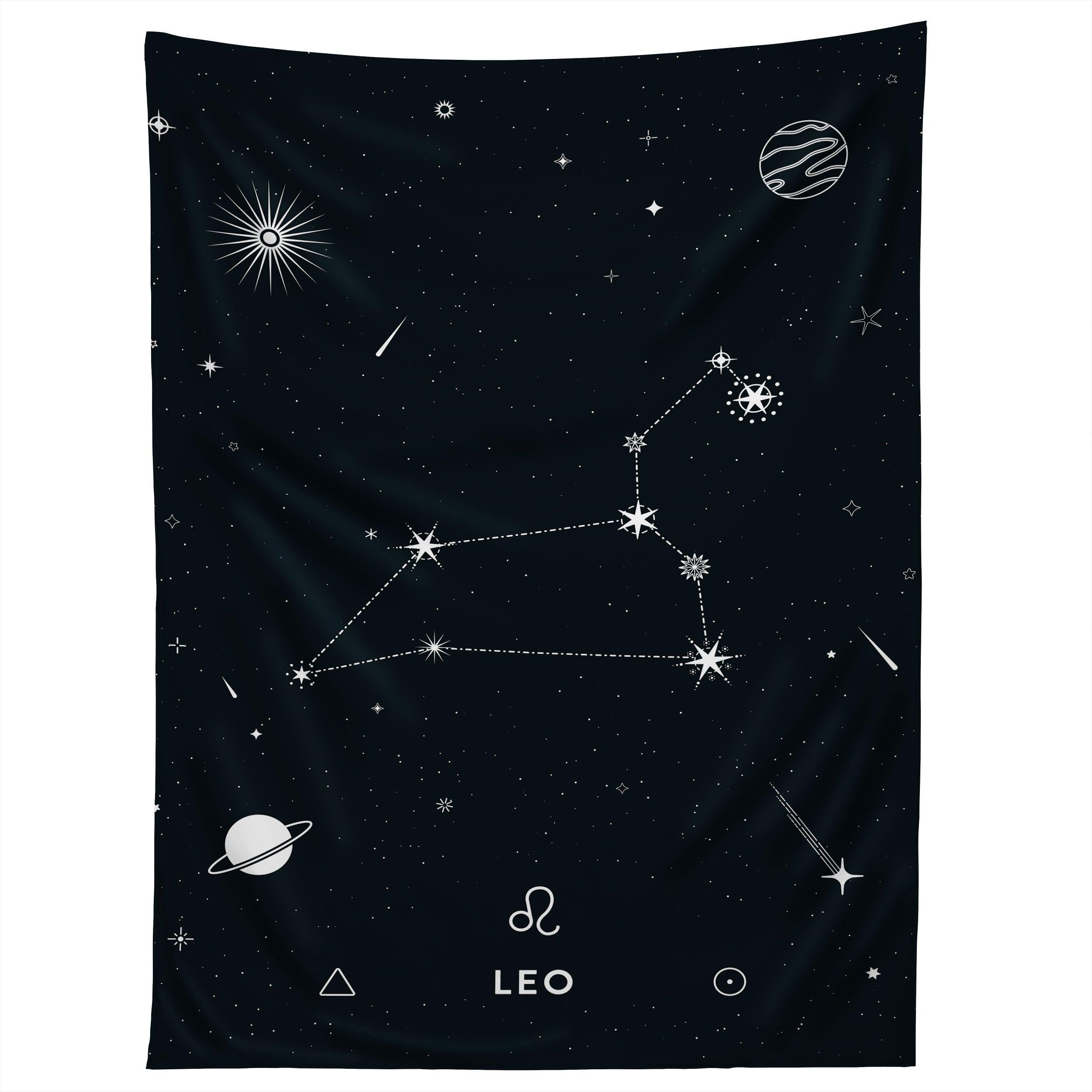 LEO STAR CONSTELLATION tapestry 75x100