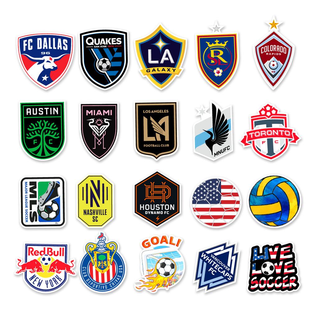 50 American Football Graffiti Stickers Car Mobile Phone Water Cup Suitcase Decoration Stickers Waterproof
