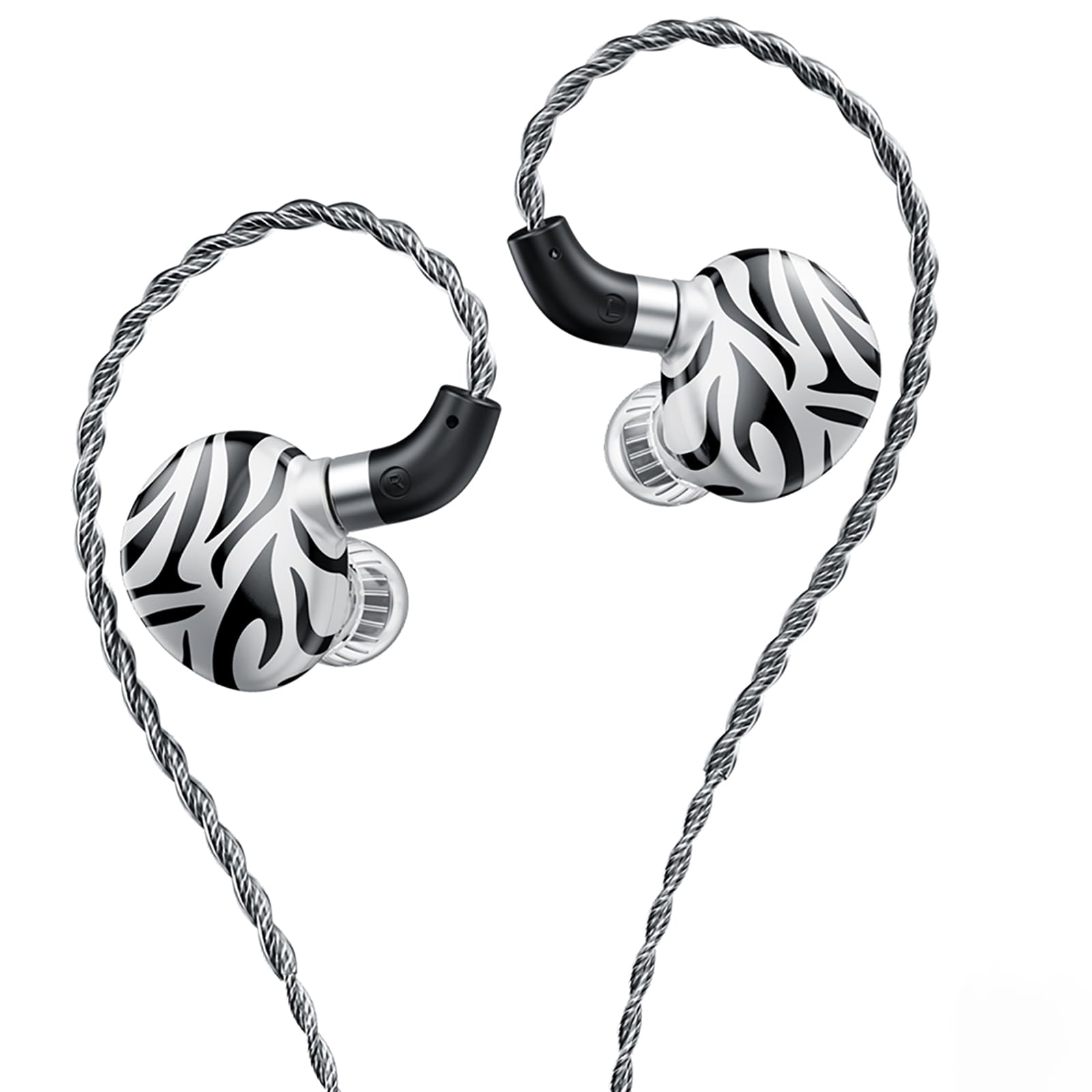 

Linsoul TRN White Tiger Hybrid (2DD+1 Planar Dynamic Driver) High-End HiFi In-Ear Earphones with a 6mm Planar Dynamic Driver and a 10.5mm+8mm Dual