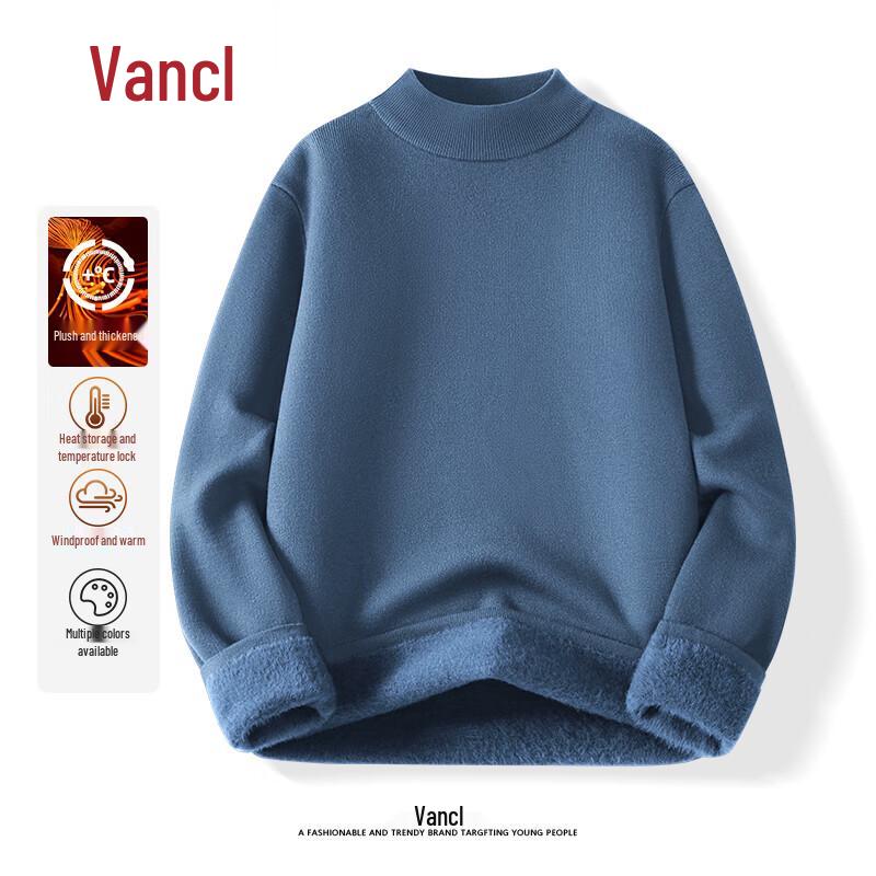 

VANCL Men s Thermal Mock Neck Sweater L