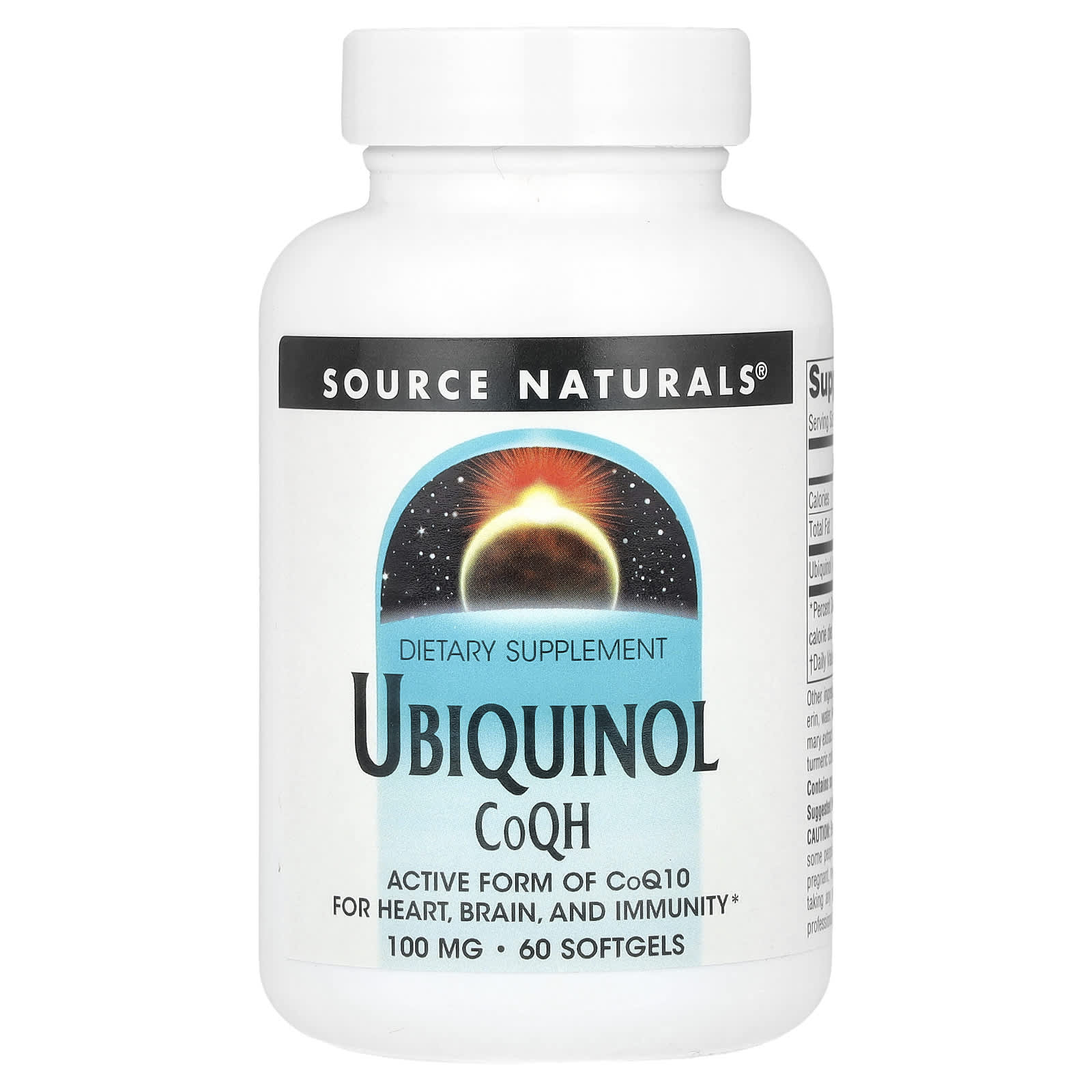 

Ubiquinol Coqh, 100Mg, 60 Softgels