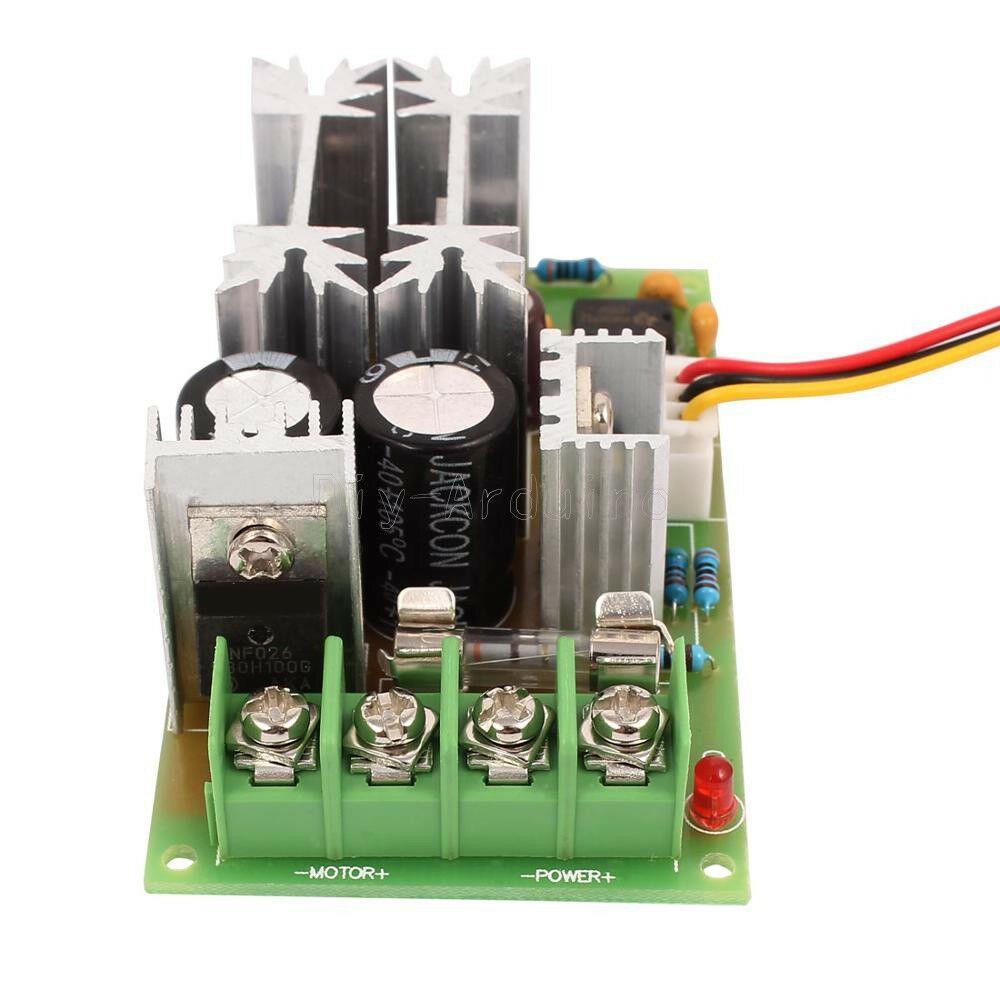 20A DC6-60V PWM Motor Speed Controller Module Dimmer Current Regulator+ Display