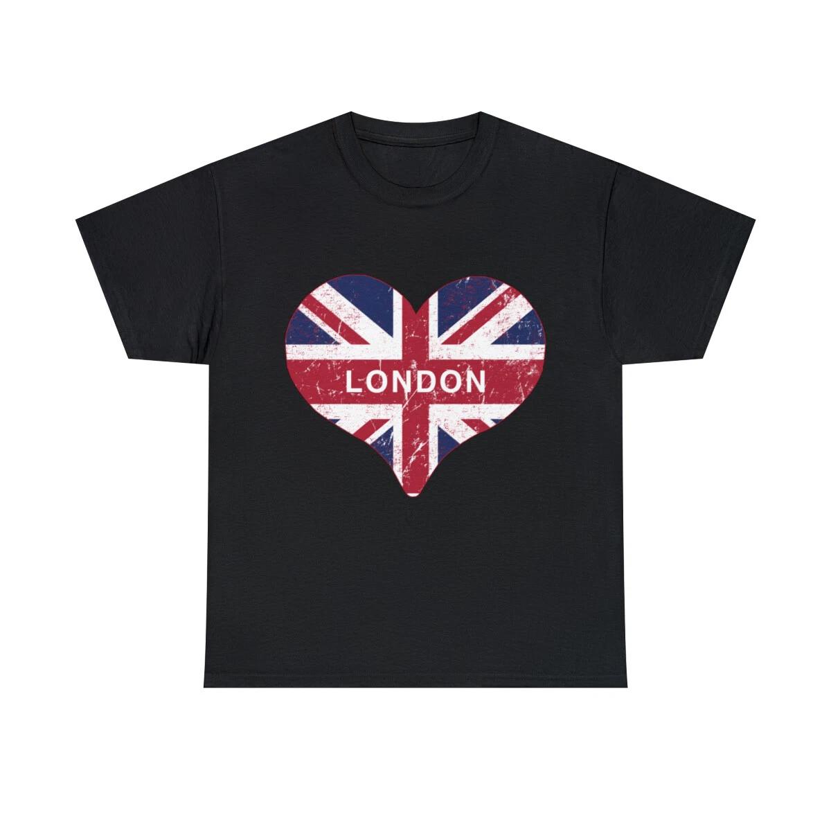 I Love London Graphic Tee Shirt, S-5XL 2XL