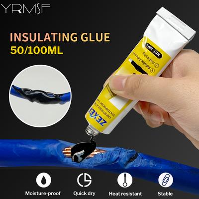 Isolierklebstoff Wasserdichte Paste Dichtmittel Haushaltsreparaturkleber Hochtemperaturbeständige Beschichtung Flüssigkeit für Kabelreparatur Dichtmittel