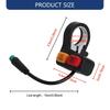 ABS Double Drive Switches With Headlight Integration For Electric Scooters 5 Pin Motor Control And Headlight Adjustment