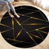 Tappeto per area illusione visiva geometrica astratta 3D Tappeto grande, rotondo per soggiorno, camera da letto, divano, decorazione, tappetino antiscivolo