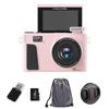 WD300 8K Mirrorless Digital Camera with High Pixels, Flip Screen & WiFi for Mobile Uploads - Perfect for Students and Party Scenes