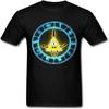 Gravity Falls Bill Cipher New Wave White Men's T Shirt Medium