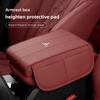 Leather 5cm Car Armrest Box Pad Memory Foam Armrest Mat For Eclipse Lancer Outlander Pajero ASX I200 Space Triton Ex