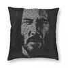 John Wick Keanu Reeves Hands Over Square Pillowcase Polyester Linen Velvet Creative Zip Decorative Pillow Case Bed Cushion Case