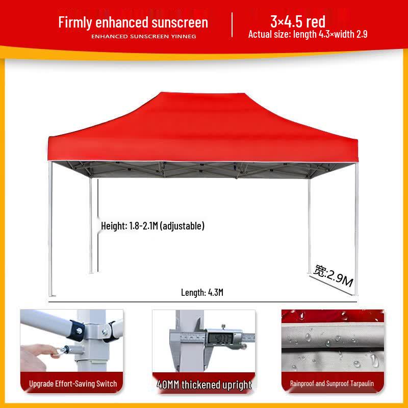 Heavy-Duty Outdoor Folding Canopy Tent