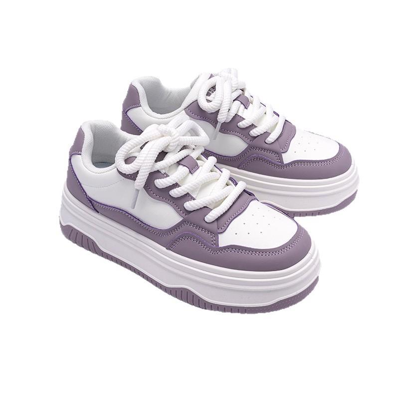 Global versatile women's shoes platform heightening little white shoes women's ZHQ68056P spring new trend casual board shoes women