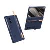 For Samsung Galaxy Z Fold 8 Wide Case Retractable S Pen Slot Built-in Kickstand Hinge Protection Tempered Glass Screen Protector