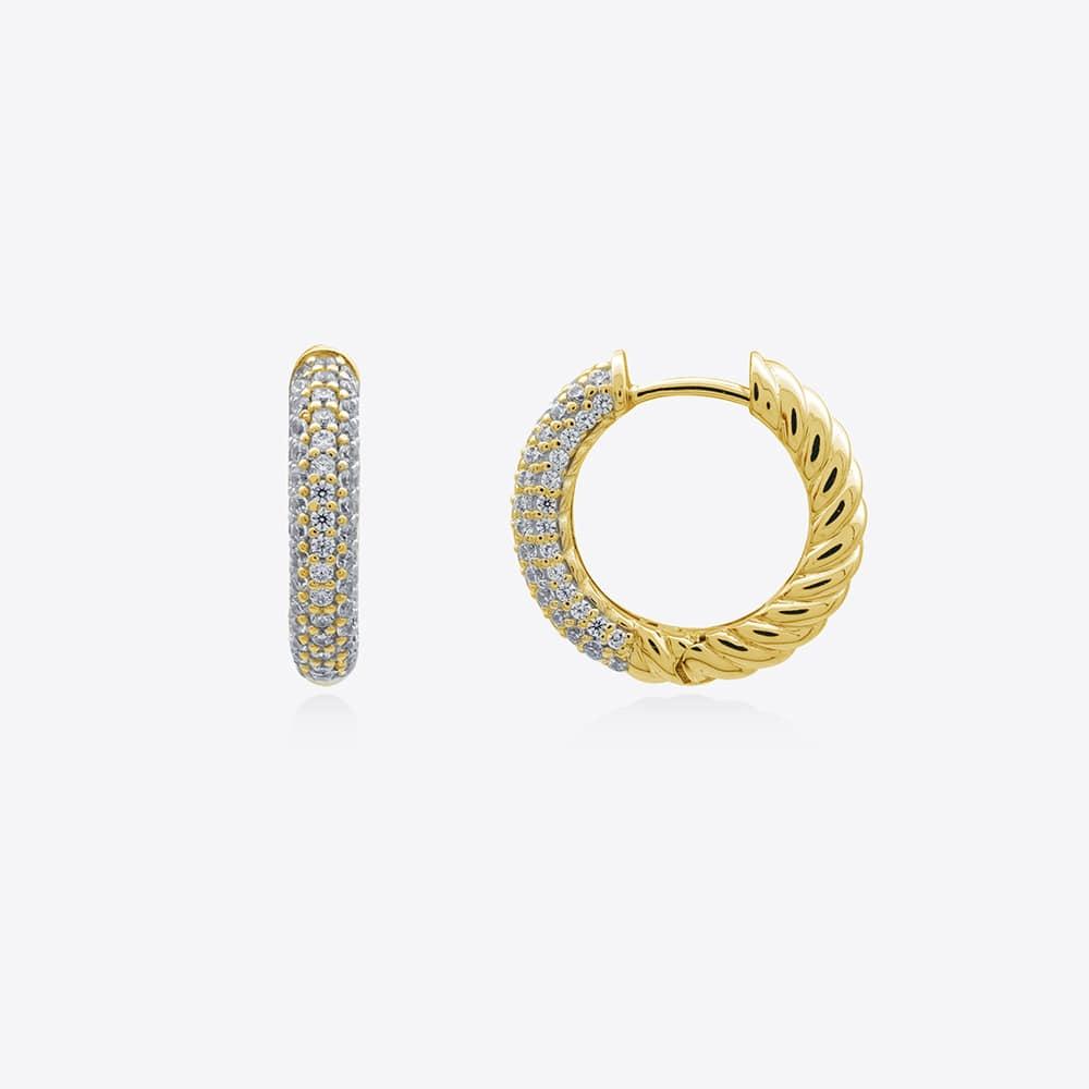 

Miss Green Pave Note Earrings MGKAREA030