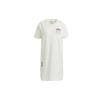 Originals Trefoil Dress Graphics Color Block Embroidered Logo Comfortable Casual Sports Short Sleeve Dress Women Dresses White HF0114
