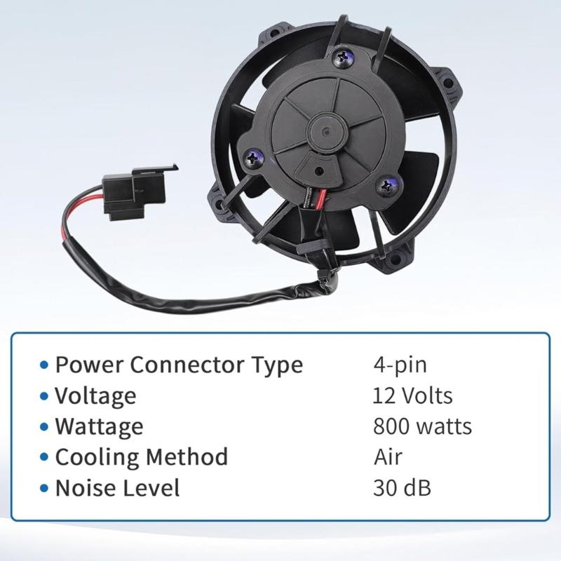 Puller Low Profile Fan 147CFM for VA32-A101-62A 30103018 Auto Repair Accessory Cooling Fan Motor Ventilator