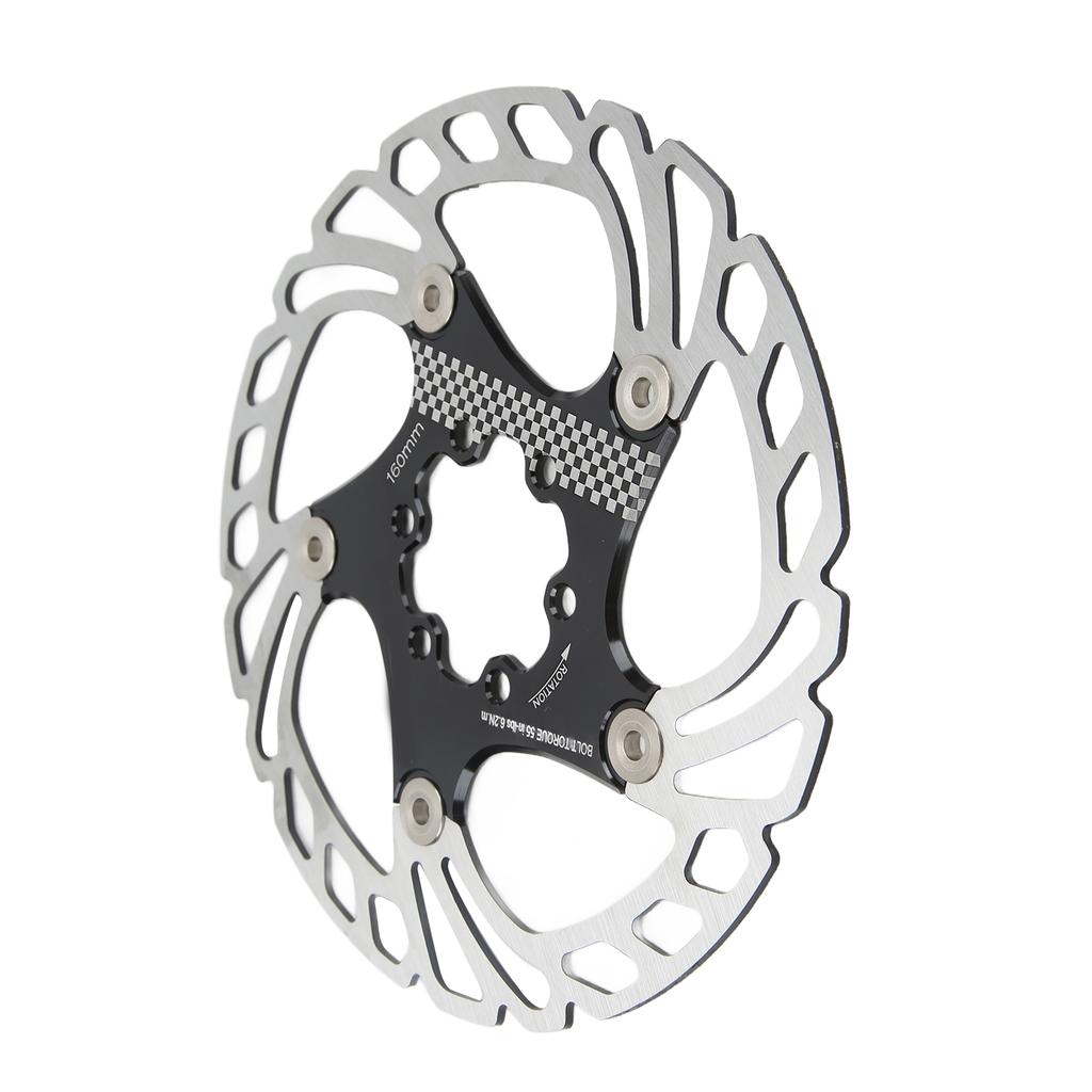 Bike Floating Brake Discs with with 6 Bolts Heat Dissipation Mountain Bike Brake Rotor160MM