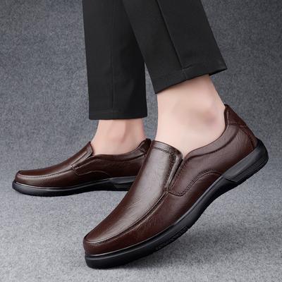 Herren Bequeme Hochzeitsschuhe Hohe Qualität Herren Slipper Herren Echtleder Loafer Allround Herren Freizeit Schuhe