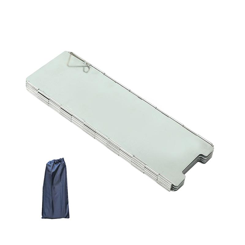 Venkovní vařič závětří Kempingové závětří, Přenosné skládací kartové závětří na vařič, Závětří hlavy hořáku plynového vařiče