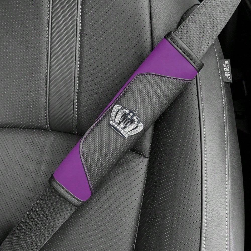 Cross-Border E-Commerce Car Carbon Fiber Leather Car Shoulder Cover Crown Shoulder Cover