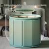 Adult Portable Folding Full Body Soaking Tub - Full Bucket Plus Cotton