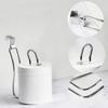 1pc Iron Toilet Paper Holder Iron Roll Paper Holder Bathroom Wall Mounted Tissue Holder
