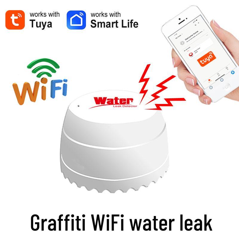 Tuya Zigbee WiFi Smart Water Leak Detector & Alarm for Kitchen