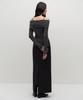 Musinsa Standard Woman Women'S Padded Maxi Skirt [Black]