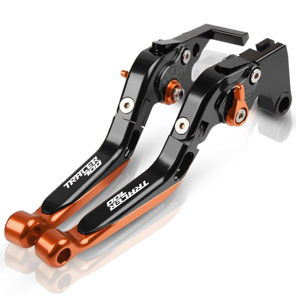 Motocyklová spojková brzdová páka CNC výsuvné nastavitelné skládací páky PRO YAMAHA TRACER700 TRACER 700 2016 2017