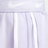 Nike Knit Sports Pants Sportswear Classics Solid Color Tapered Mid Waist Drawstring Light Purple Kids Pants FB1269-536