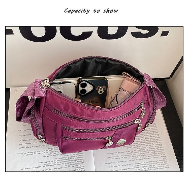 Women Waterproof Bag Nylon Shoulder Bag Crossbody Bag Casual Handbags