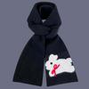 Warmer Cartoon Thick Shawl Soft Long Scarf Large Rabbit Knitted Scarf  Winter