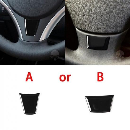 Glossy Piano Black Interior Steering Wheel Chin Cover For BMW 3 Series E90 05-12