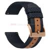 Cinturino Orologio in Tela di Nylon a Rilascio Rapido 18mm 20mm 22mm per Uomo Donna Morbido Intrecciato Cinturino per Orologio Sportivo per Samsung Smartwatch Cinturino da Polso