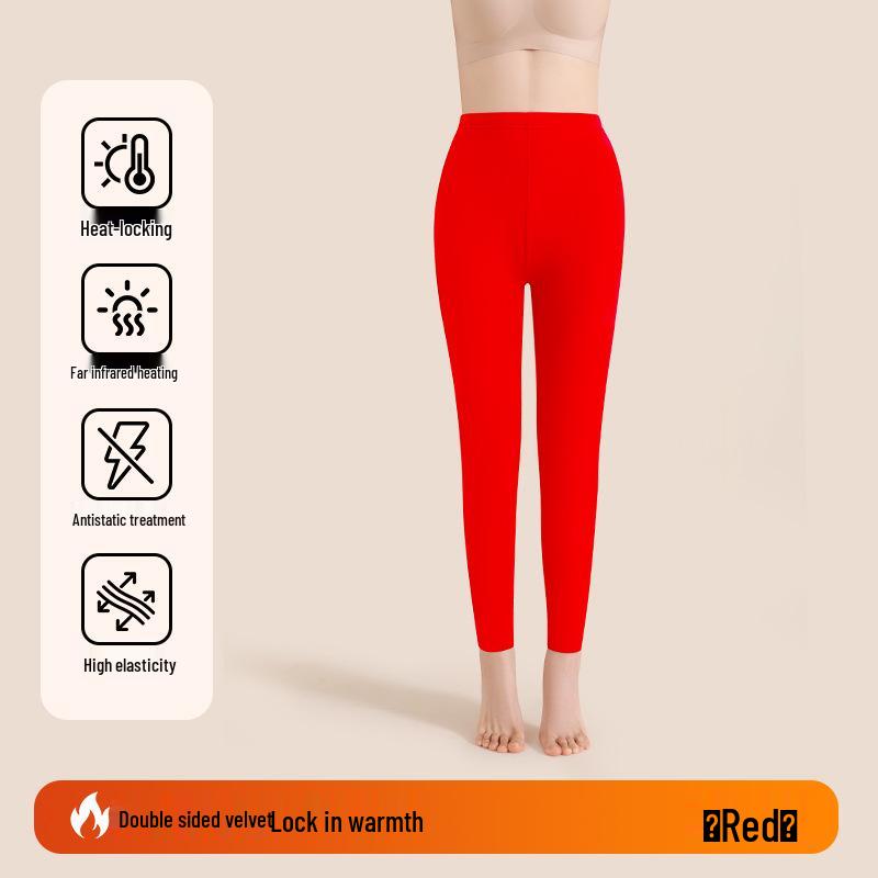 2025 Damen Warme Samt-Leggings - Herbst/Winter Plus Wolle Dünner Stil