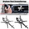 Car Air Freshener Mini Helicopter Rotating Aromatherapy Purifie Odors Car Essential Oil Diffuser For Car Office U3q3