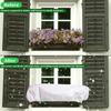 Frostskydd för utomhusväxter 59 X 15,7 X 17,7 tum Vinterväxtskydd med dragsko Non-woven omslag för utomhusfönsterbänk