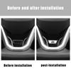 For Volkswagen Car Steering Wheel Accessories Metal Stickers Accessories For VW GTI R Line Polo Golf Passat Scirocco Tiguan Jetta T-ROC Touareg
