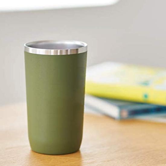Gowell Zalatto Tumbler, Vacuum Insulated, Stainless Steel, Thermos, ColdHot Insulation, Double Walled, Large, 450ml, Navy (Men's Stylish Matte