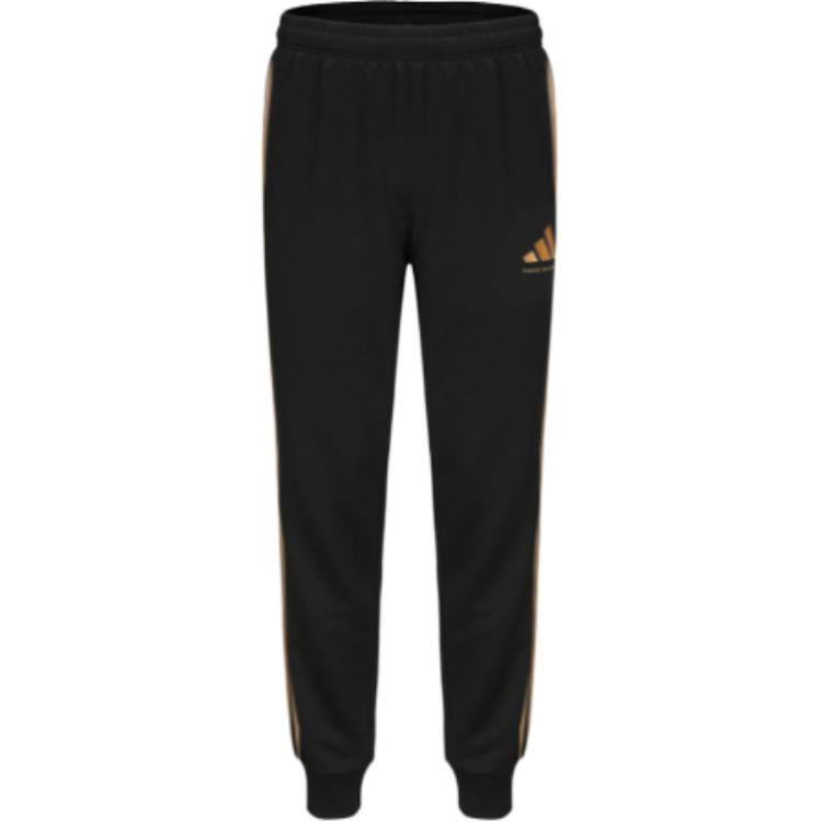 Adidas Taekwondo Logo Pullover Rundhals Einfaches Kurzarm-T-Shirt Gestreifte Mode Lange Hose Lässiger Sportanzug ADICLTS24TK-BG+TR30P1T-BG