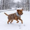 Windproof Dog Vest Jacket Warm Dog Ski Suit Padded Pet Coat Dog Windbreaker  Cold Weather