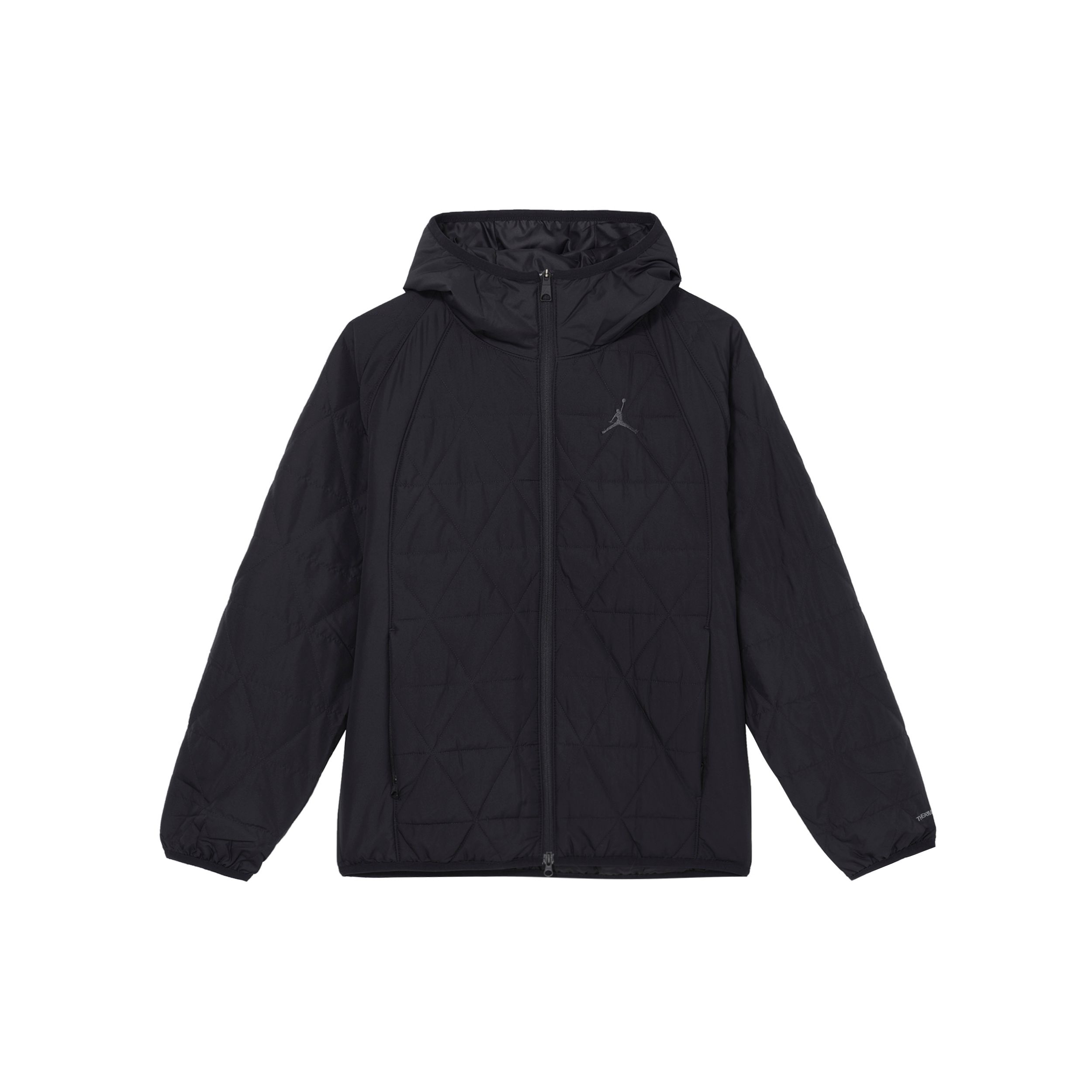 

Мужская хлопковая куртка Jordan Solid Logo с длинным рукавом и капюшоном, черная FD2638-010 M