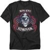 Bon Jovi Navždy Lebka 100% Bavlna Tričko Pánské Trička Top S-5XL, Černá