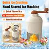 Portable Fast Ice Breaker Hand Crank Shaved Ice Making Machine DIY Hand-Cranked Ice Shaver – Household Manual Snow Cone Smoothie